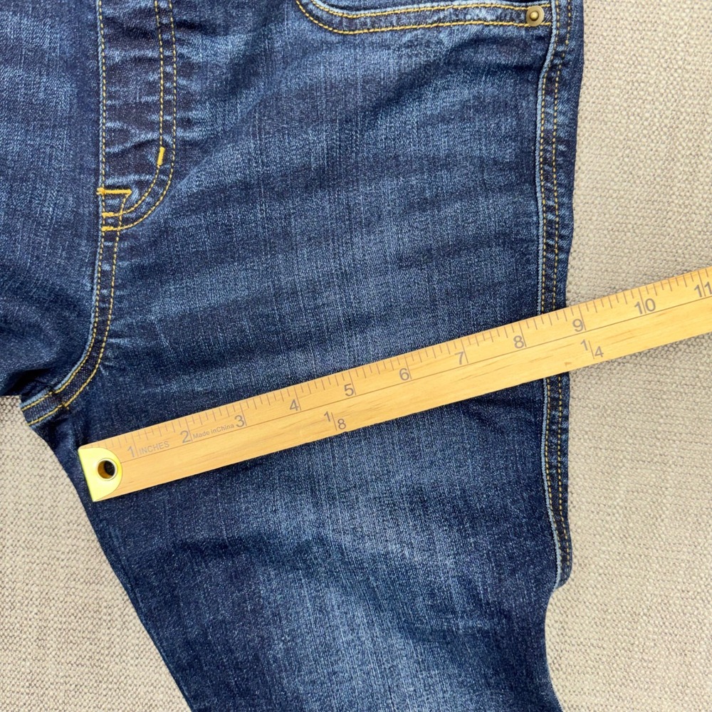 Spanx Womens M 8 10 Flare Jeans Dark Wash Pull On Tummy Control 20327Q - Picture 9 of 14
